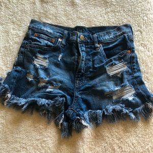 GAP Distressed Jean Shorts